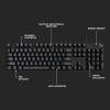imageLogitech G413 SE FullSize Mechanical Gaming Keyboard  Backlit Keyboard with Tactile Mechanical Switches AntiGhosting Compatible with Windows macOS  Black AluminumFull Size