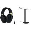 imageLogitech G435 LIGHTSPEED and Bluetooth Wireless Gaming Headset  Lightweight overear headphones builtin mics 18h battery compatible with Dolby Atmos PC Mobile  BlackBlack