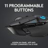 imageLogitech G502 HERO High Performance Wired Gaming Mouse HERO 25K Sensor 25600 DPI RGB Adjustable Weights 11 Buttons OnBoard Memory PCMacBlack