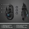 imageLogitech G502 HERO High Performance Wired Gaming Mouse HERO 25K Sensor 25600 DPI RGB Adjustable Weights 11 Buttons OnBoard Memory PCMacBlack