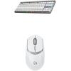 imageLogitech G515 Lightspeed TKL Low Profile Wireless Gaming Keyboard LIGHTSYNC RGB Thin Tenkeyless Design DoubleShot PBT Keycaps Linear Red Mechanical Switches  BlackWhite