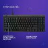 imageLogitech G515 Lightspeed TKL Low Profile Wireless Gaming Keyboard LIGHTSYNC RGB Thin Tenkeyless Design DoubleShot PBT Keycaps Linear Red Mechanical Switches  BlackBlack