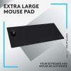imageLogitech G640 SE Large Cloth Gaming Mouse Pad Optimized for Gaming Sensors Moderate Surface Friction NonSlip Mouse Mat  10th AnniversaryBlack