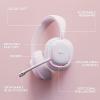 imageLogitech G735 Wireless Gaming Headset Customizable LIGHTSYNC RGB Lighting Bluetooth 35 MM Aux Compatible with PC Mobile Devices Detachable Mic  White Mist