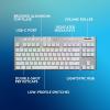 imageLogitech G915 X Lightspeed TKL Wireless Mechanical Gaming Keyboard DoubleShot PBT Keycaps Fully Programmable Keys RGB Backlit MacPC Gaming Keyboards Aluminum Finish GL Tactile Switches White