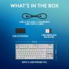 imageLogitech G915 X Lightspeed TKL Wireless Mechanical Gaming Keyboard DoubleShot PBT Keycaps Fully Programmable Keys RGB Backlit MacPC Gaming Keyboards Aluminum Finish GL Tactile Switches White