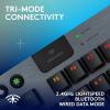 imageLogitech G915 X Lightspeed TKL Wireless Mechanical Gaming Keyboard DoubleShot PBT Keycaps Fully Programmable Keys RGB Backlit MacPC Gaming Keyboards Aluminum Finish GL Linear Switches Black