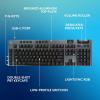 imageLogitech G915 X Lightspeed Wireless Mechanical Gaming Keyboard DoubleShot PBT Keycaps Fully Programmable Keys RGB Backlit MacPC Gaming Keyboards Aluminum Finish GL Tactile Switches Black