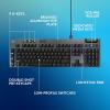 imageLogitech G915 X Wired Mechanical Gaming Keyboard DoubleShot PBT Keycaps Fully Programmable Keys RGB Backlit MacPC Gaming Keyboards Aluminum Finish GL Linear Switches Black