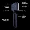 imageLogitech for Creators Litra Glow Premium LED Streaming Light with TrueSoft adjustable mount video lighting for recording streams PCMac  GraphiteLitra Glow