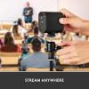 imageLogitech for Creators Mevo Start Wireless Live Streaming Camera 1080p HD Video Quality Intelligent App Control Stream via LTE or WiFi  Black1 Pack