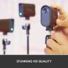 imageLogitech for Creators Mevo Start Wireless Live Streaming Camera 1080p HD Video Quality Intelligent App Control Stream via LTE or WiFi  Black3 Pack