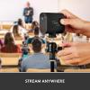 imageLogitech for Creators Mevo Start Wireless Live Streaming Camera 1080p HD Video Quality Intelligent App Control Stream via LTE or WiFi  Black3 Pack