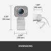 imageLogitech for Creators StreamCam Premium Webcam for Streaming and Content Creation Full HD 1080p 60 fps Glass Lens Smart AutoFocus for PCMac  GraphiteWhite