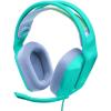 imageLogitech G335 Wired Gaming Headset with Flip to Mute Microphone 35mm Audio Jack Memory Foam Earpads Lightweight  MintOne Size