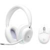 imageLogitech G735 Wireless Gaming Headset  G705 Mouse Customizable LIGHTSYNC RGB Lighting Lightspeed Wireless Bluetooth PCMacLaptop  White Mist