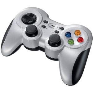 imageLogitech G F710 Wireless Gamepad 24 GHz Wireless with USB NanoReceiver Controller Dual Vibration Feedback 4 Switch DPad PC  GreyBlack