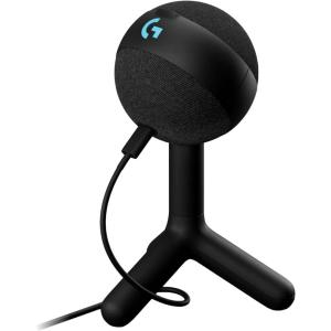 imageLogitech G Yeti Orb Condenser RGB Gaming Mic with LIGHTSYNC USB Mic for Streaming Cardioid for PCMac  Off WhiteBlack