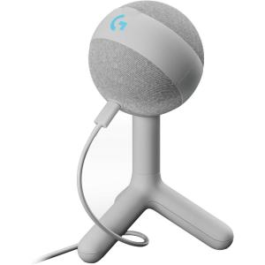 imageLogitech G Yeti Orb Condenser RGB Gaming Mic with LIGHTSYNC USB Mic for Streaming Cardioid for PCMac  Off WhiteOff White