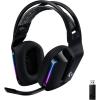 imageLogitech G733 Lightspeed Wireless Gaming Headset with Suspension Headband LIGHTSYNC RGB Blue VOCE mic Technology and PROG Audio Drivers Lightweight 29 Hour Battery Life 20m Range  BlackBlack