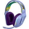 imageLogitech G733 Lightspeed Wireless Gaming Headset with Suspension Headband LIGHTSYNC RGB Blue VOCE mic Technology and PROG Audio Drivers Lightweight 29 Hour Battery Life 20m Range  BlackLilac