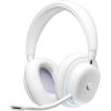 imageLogitech G735 Wireless Gaming Headset Customizable LIGHTSYNC RGB Lighting Bluetooth 35 MM Aux Compatible with PC Mobile Devices Detachable Mic  White Mist