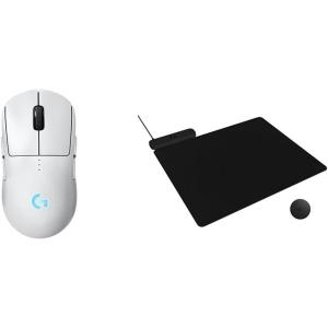 imageLogitech G PRO 2 Lightspeed Wireless Gaming Mouse Right or LeftHanded Mouse with up to 4 Customizable and Switchable Magnetic Side Buttons 44K DPI Sensor USBC Charging for PCMac  WhiteWhite