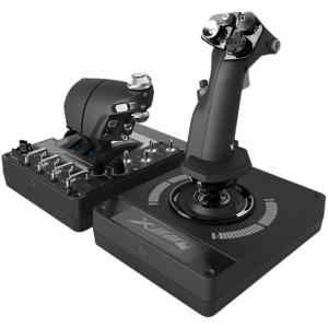 imageLogitech G X56 HOTAS Throttle and Joystick Flight Simulator Game Controller 4 Spring Options 189 Programmable Controls RGB Lighting 2x USB PC  Black