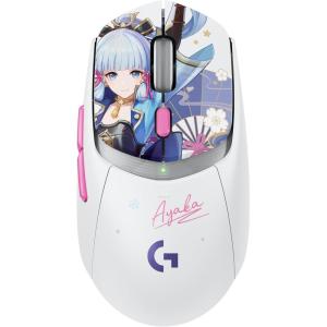 imageLogitech G309 Lightspeed Wireless Gaming Mouse Lightweight LIGHTFORCE Hybrid Switches Hero 25K Sensor 86g ampamp 300 hr Battery Life with AA Battery 6 Programmable Buttons PC ampamp Mac  BlackGenshin Impact Limited Edition