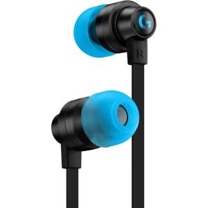 imageLogitech G333 Gaming Earphones with Dual Audio Drivers inline mic and Volume Control Compatible with PCPSXboxNintendoMobile with 35mm Aux or USBC Port  BlackBlack