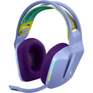 imageLogitech G733 Lightspeed Wireless Gaming Headset with Suspension Headband LIGHTSYNC RGB Blue VOCE mic Technology and PROG Audio Drivers Lightweight 29 Hour Battery Life 20m Range  BlackLilac