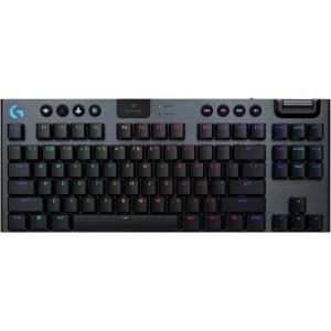 imageLogitech G915 X Lightspeed TKL Wireless Mechanical Gaming Keyboard DoubleShot PBT Keycaps Fully Programmable Keys RGB Backlit MacPC Gaming Keyboards Aluminum Finish GL Tactile Switches Black