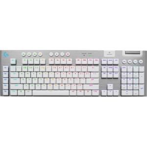 imageLogitech G915 X Lightspeed Wireless Mechanical Gaming Keyboard DoubleShot PBT Keycaps Fully Programmable Keys RGB Backlit MacPC Gaming Keyboards Aluminum Finish GL Clicky Switches BlackWhite