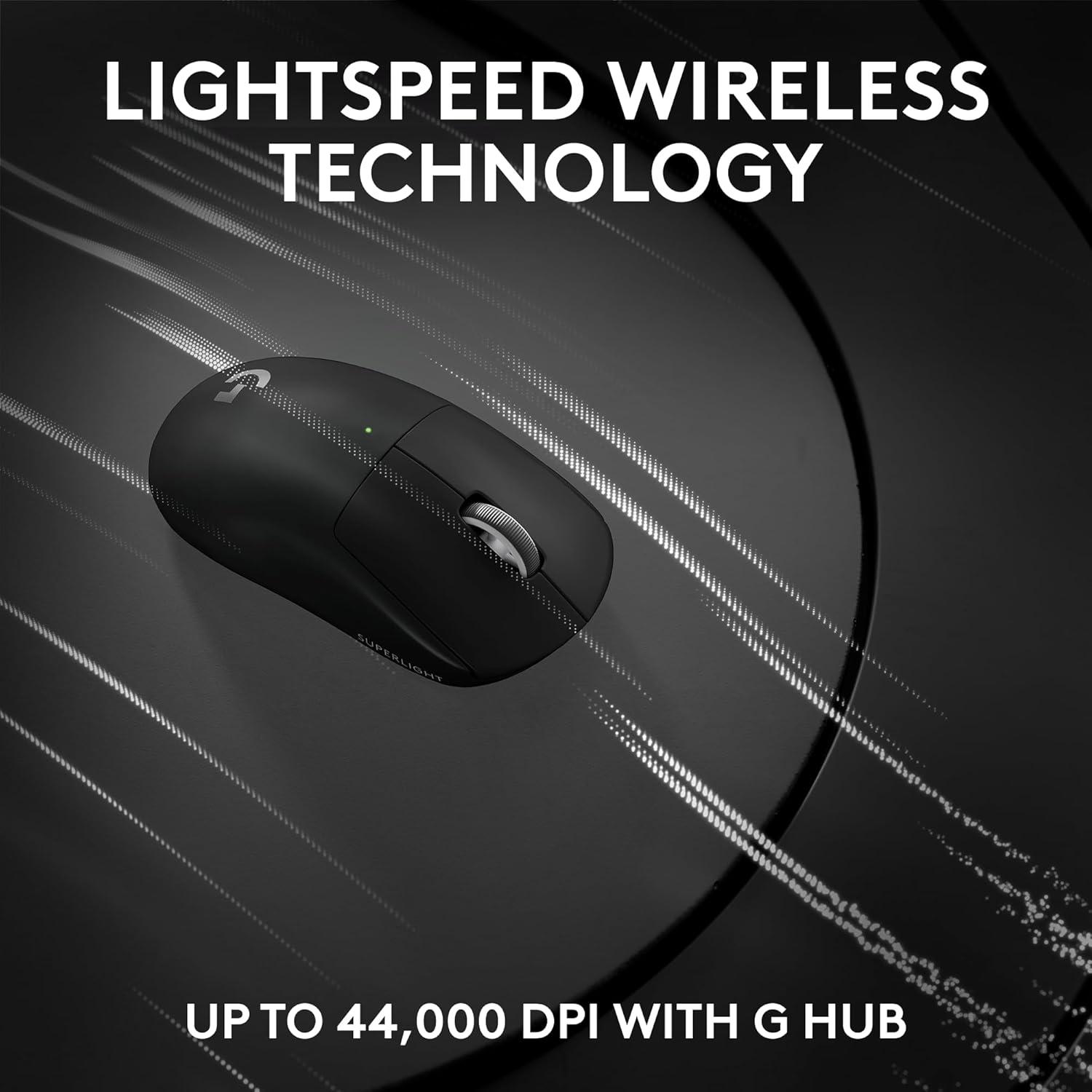 imageLogitech G PRO X Superlight 2c Wireless Gaming Mouse 51 g proGrade Compact Mouse with 5 programmable Buttons USBC Charging 44K DPI Sensor up to 8 kHz Polling for PCMac  BlackPink