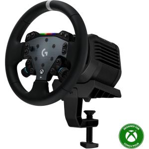 imageLogitech G RS50 System 3Piece Sim Racing Steering Wheel Setup  RS50 Wheel base with 8 Nm Direct Drive RS Wheel Hub with 13 Buttons and RS Round Wheel 11inch  For XboxPC