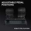 imageLogitech G RS Pedals  Sim Racing Pedals with 75 kg Load Cell Brake Adjustable Pedal Positions Modular Design Robust Extendable Steel Frame