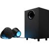imageLogitech G560 PC Gaming Speaker System with 71 DTSX Ultra Surround Sound Game based LIGHTSYNC RGB Two Speakers and Subwoofer Bluetooth USB Immersive Gaming Experience  BlackSpeakers