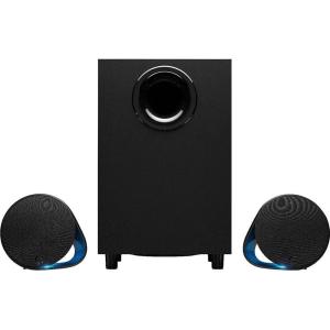 imageLogitech G560 PC Gaming Speaker System with 71 DTSX Ultra Surround Sound Game based LIGHTSYNC RGB Two Speakers and Subwoofer Bluetooth USB Immersive Gaming Experience  BlackSpeakers