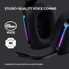 imageLogitech G733 Lightspeed RGB Wireless Gaming Headset with Suspension Headband Kamisato Ayaka Special Edition LIGHTSYNC RGB Blue Voce mic Technology and PROG Audio DriversBlack