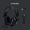 imageLogitech G733 Lightspeed RGB Wireless Gaming Headset with Suspension Headband Kamisato Ayaka Special Edition LIGHTSYNC RGB Blue Voce mic Technology and PROG Audio DriversBlack