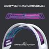 imageLogitech G733 Lightspeed RGB Wireless Gaming Headset with Suspension Headband Kamisato Ayaka Special Edition LIGHTSYNC RGB Blue Voce mic Technology and PROG Audio DriversWhite