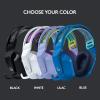 imageLogitech G733 Lightspeed RGB Wireless Gaming Headset with Suspension Headband Kamisato Ayaka Special Edition LIGHTSYNC RGB Blue Voce mic Technology and PROG Audio DriversBlack