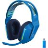 imageLogitech G733 Lightspeed RGB Wireless Gaming Headset with Suspension Headband Kamisato Ayaka Special Edition LIGHTSYNC RGB Blue Voce mic Technology and PROG Audio DriversBlue