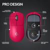 imageLogitech G PRO X Superlight 2 Lightspeed Wireless Gaming Mouse Lightweight LIGHTFORCE Hybrid Switches Hero 2 Sensor 32000 DPI 5 Programmable Buttons USBC Charging PC amp Mac  Magenta