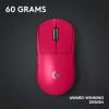 imageLogitech G PRO X Superlight 2 Lightspeed Wireless Gaming Mouse Lightweight LIGHTFORCE Hybrid Switches Hero 2 Sensor 32000 DPI 5 Programmable Buttons USBC Charging PC amp Mac  Magenta