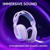 imageLogitech G522 Lightspeed Wireless Gaming Headset FullBand Mic Advanced Audio TriConnect Lightspeed Bluetooth USB A to C LIGHTSYNC RGB for PC amp Nintendo SwitchSwitch 2  WhiteWhite